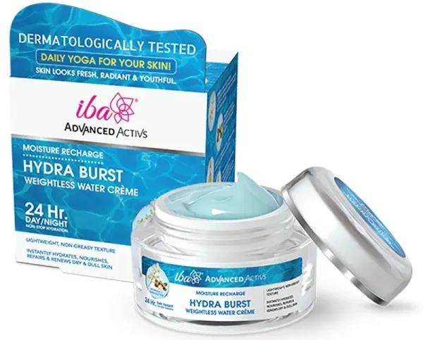 Iba Advanced Activs Moisture Recharge Hydra Burst Weightless Water Cream, 50g