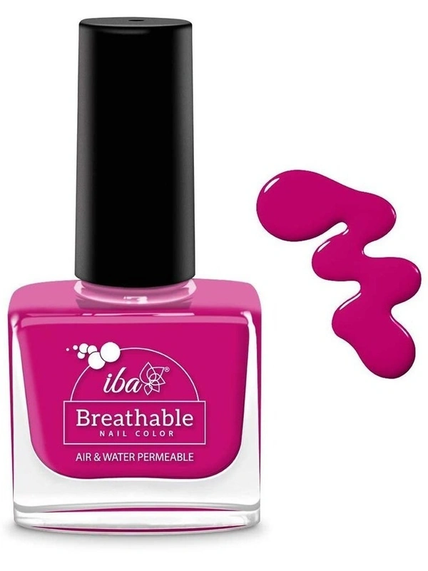 Iba Breathable Nail Color B17 Royal Magenta, 9ml