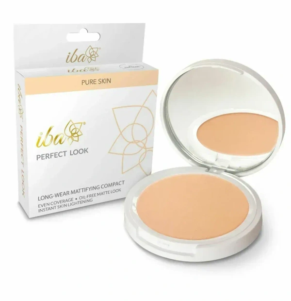 Iba Perfect Look Long Wear Mattifying Compact 02 Medium Shell, 9g