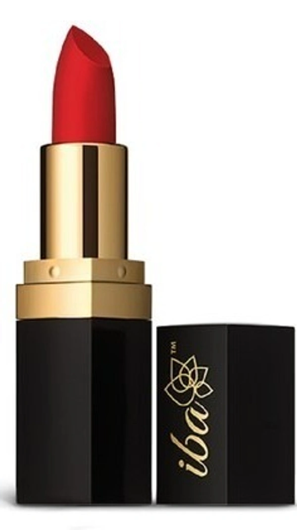 Iba PureLips Long Stay Matte Lipstick M06 Bold Red, 4g