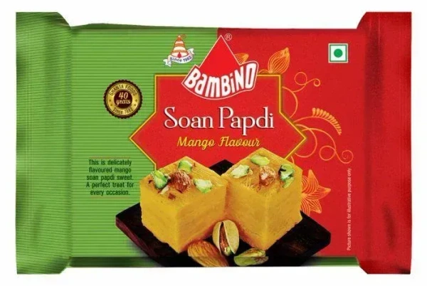 Bambino Soan Papdi - Mango, 200g