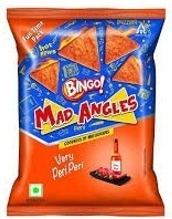 Bingo Mad Angles Namkeen Very Peri Peri, 40g