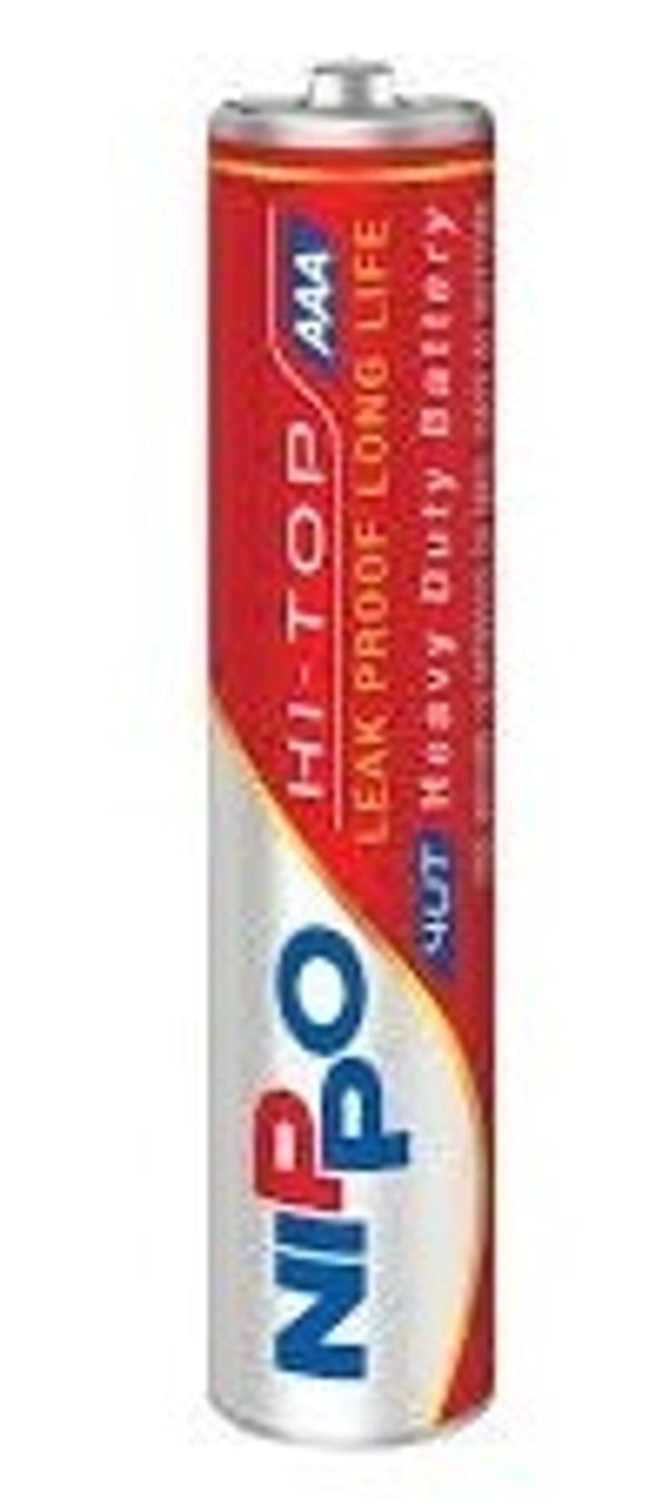 Nippo Battery Red AAA X 10 Hi-Top 4UT Pack, 1 pcs