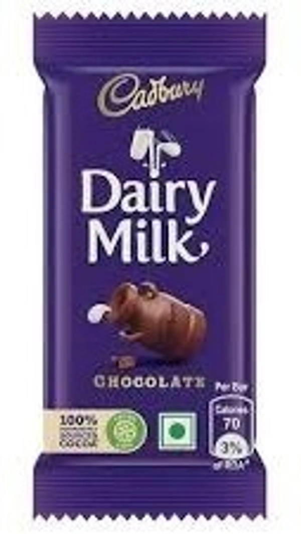 Cadbury Dairy Milk Chocolate Bar, 13.2g