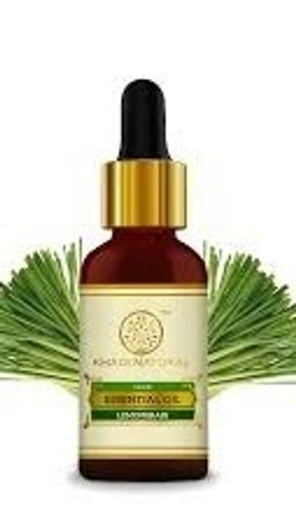 Khadi Herbal Lemongrass Essential Oil, 15ml