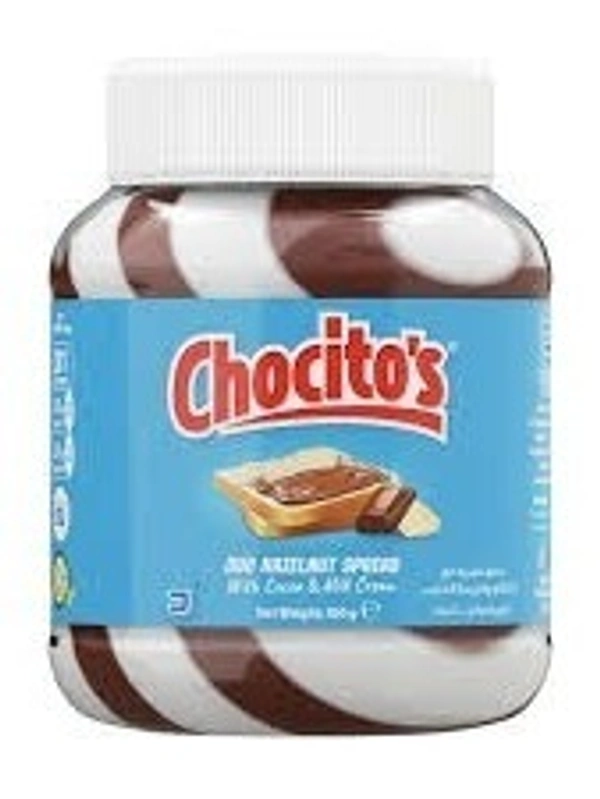 Chocito's Duo Hazelnut Spread With Coca& Milk Cream, 400g