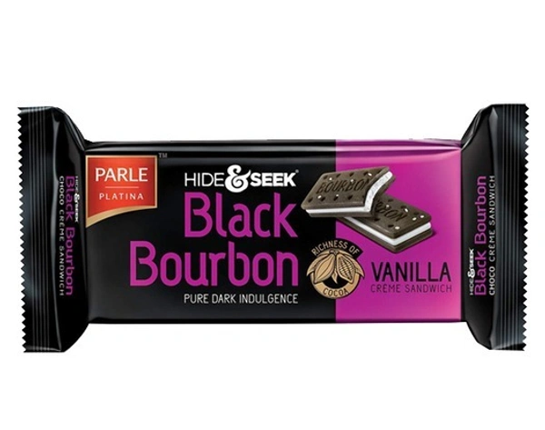 Parle Hide Seek Black Bourbon Vanilla, 75g