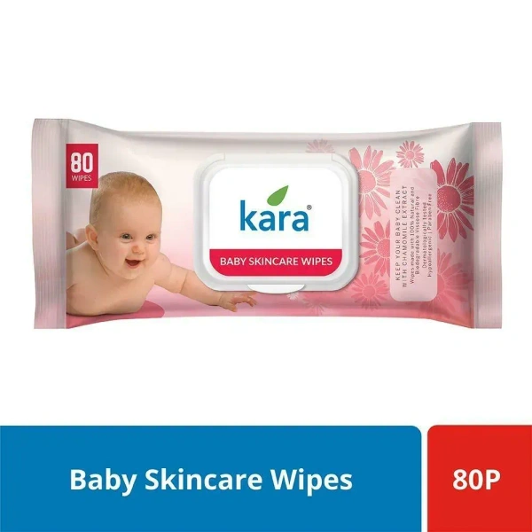 Kara Baby Skincare Wipes 80 Leaves
