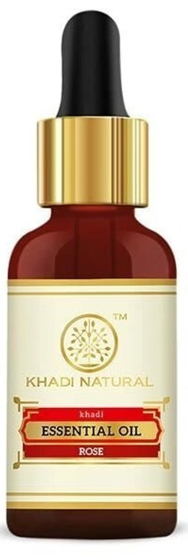 Khadi Herbal Rose Essential Oil, 15ml