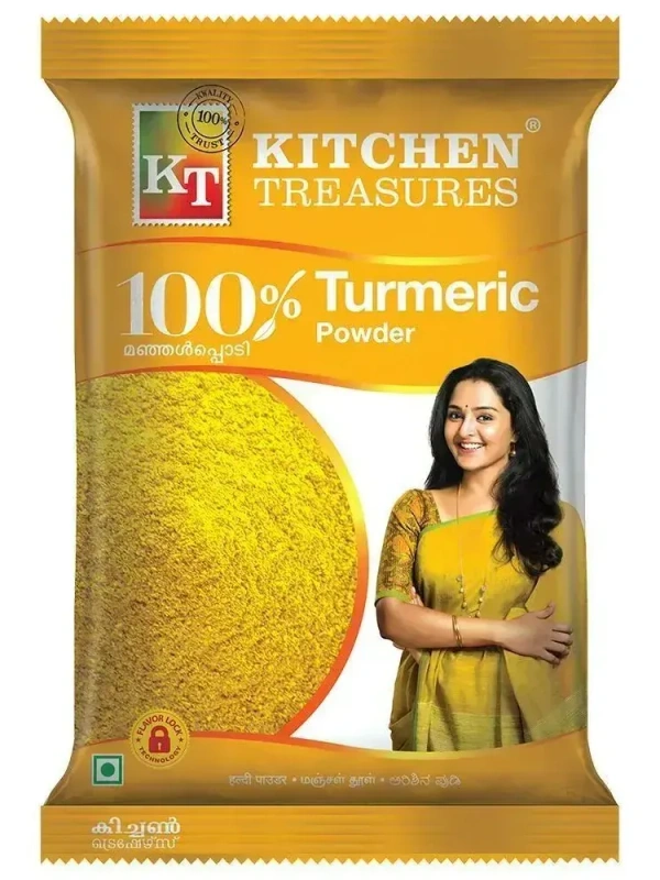 Kitchen Treasures Turmeric Powder Pouch, 100g