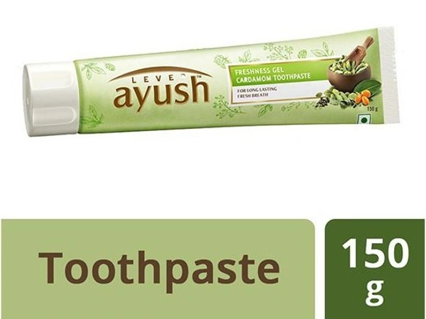 Lever Ayush Toothpaste Freshness Gel Cardamom, 150g