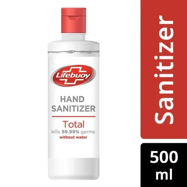 Lifebuoy Manual Hand Sanitizer And Disinfectant Total, Bottle, 500ml