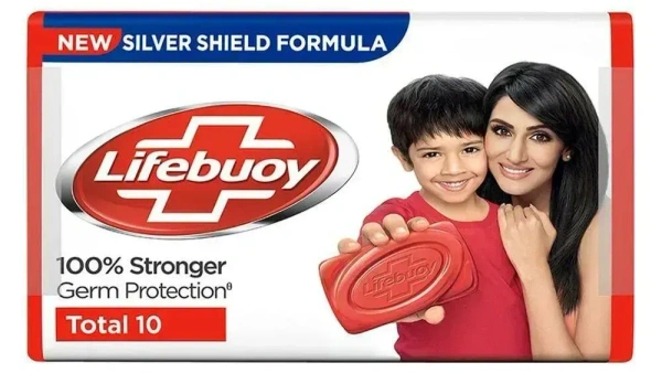 Lifebuoy Total Bathing Soap with Silver Shield Formula, 150g