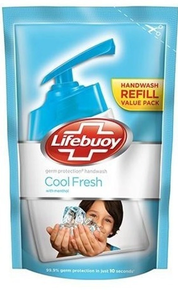 Lifebuoy Cool Fresh Menthol Germ Protection Handwash Refill, 185ml