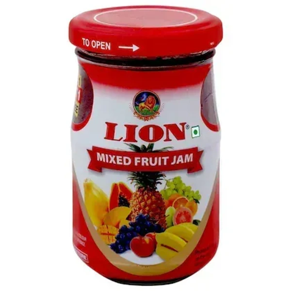 Lion Mixed Fruit + Pineapple Jam, 250g