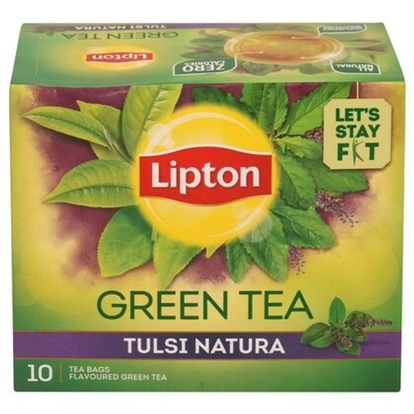 Lipton Green Tea Thulasi Natura, 10 Bags