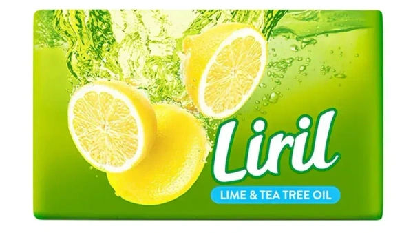 Liril Bathing Soap Lemon& Tea Tree Oil, 125g