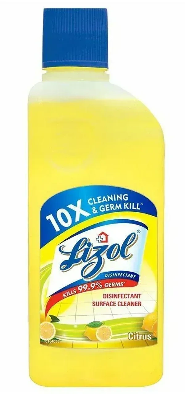 Lizol Disinfectant Surface Cleaner Citrus Bottle, 200ml