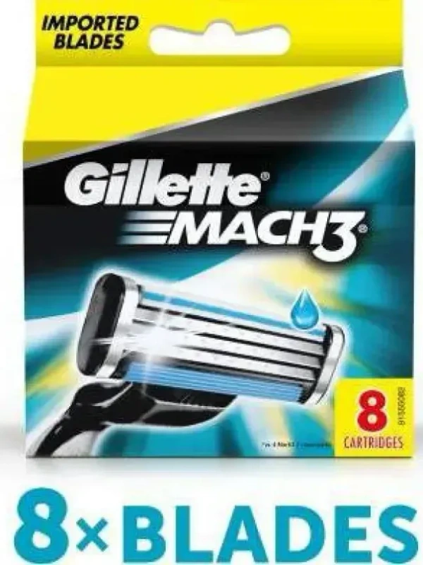 Gillette Mach3 Cart 8s Mach 3 Cart, 8 pcs
