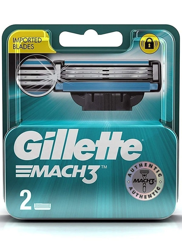 Gillette Mach 3 Start Cart 2s Imported Blades, 2 pcs
