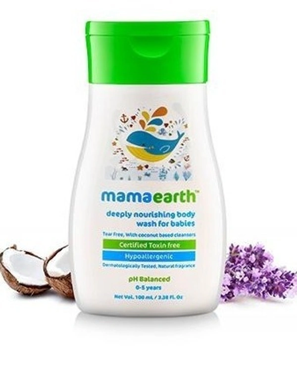 Mamaearth Deeply Nourishing Natural Baby Wash, 100ml