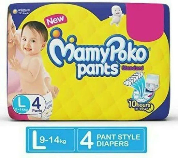 MamyPoko Pants Standard Large, 4 pants