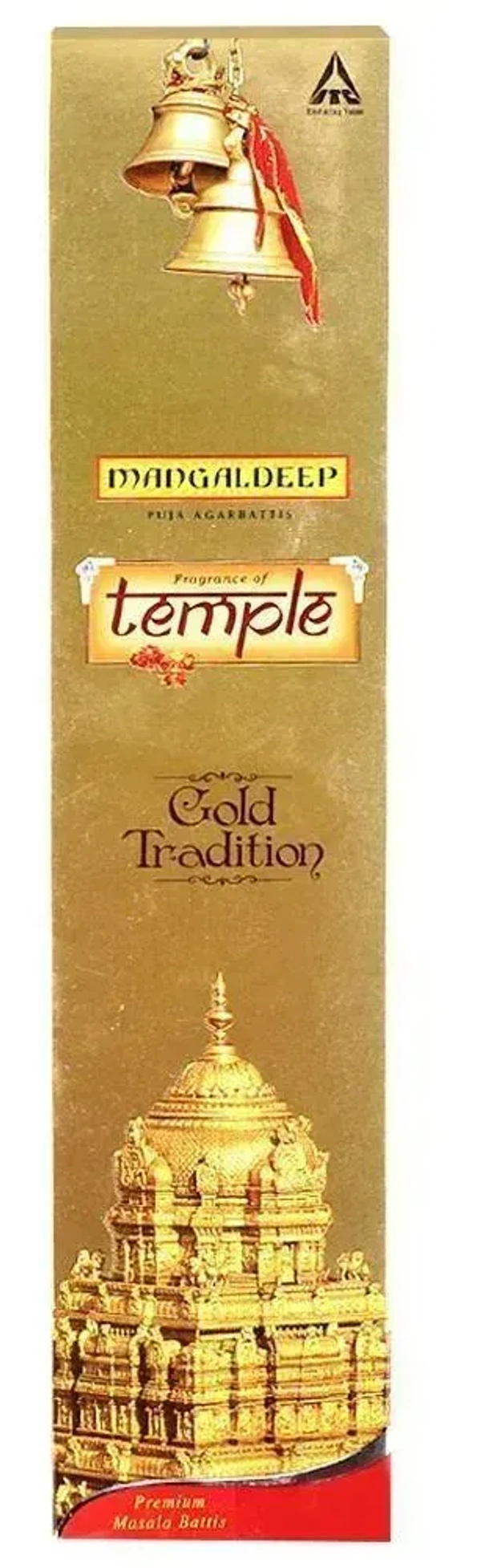 Mangaldeep Temple Gold Tradition (20 Sticks), 20 sticks
