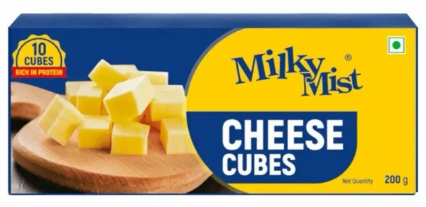 Milky Mist Cheese Cubes Carton, 200g