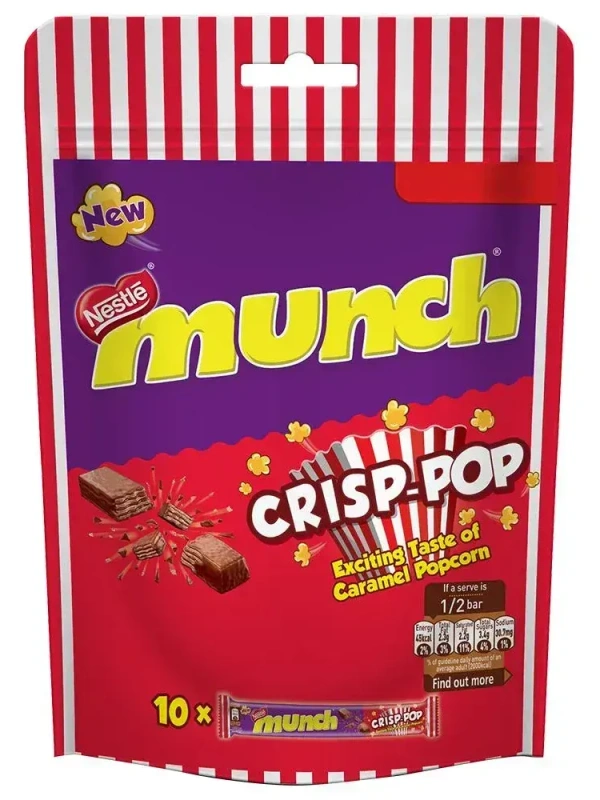 Nestle Munch Crisp Pop, 201g