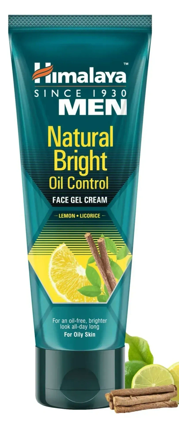 Himalaya Men Face Gel Cream Oil Control Natural Bright, 50g