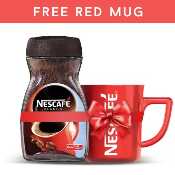 Nescafe Classic Coffee, 100g (Get a Red Mug Free)