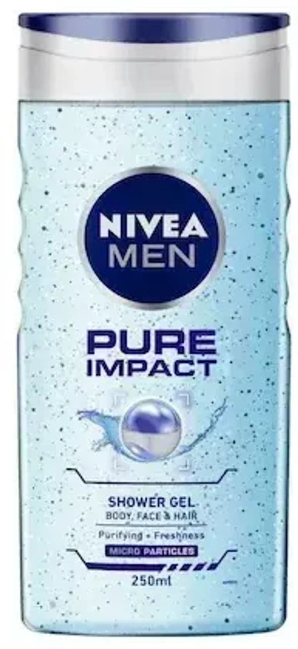 Nivea Men Pure Impact Shower Gel (Body), 250ml