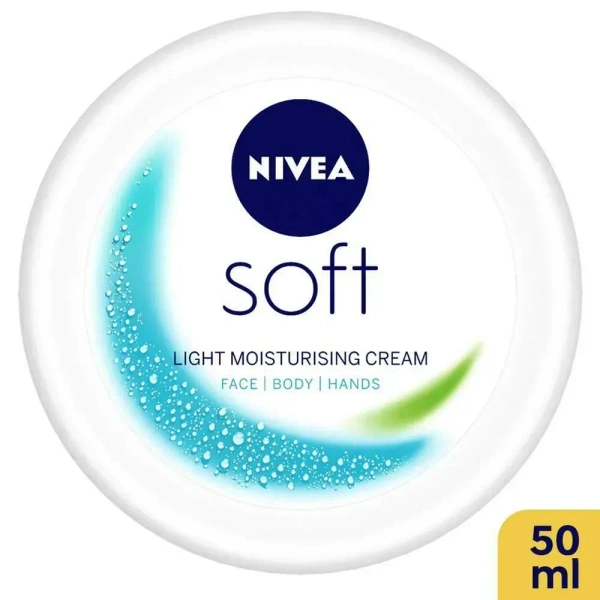 Nivea Soft Vitamin E Light Moisturiser, 50ml