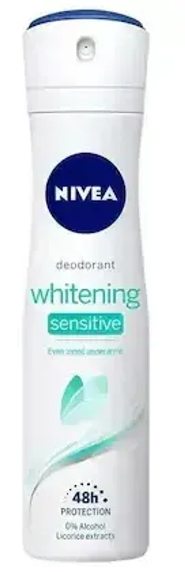 Nivea Deodorant Whitening Sensitive 48h, 150ml