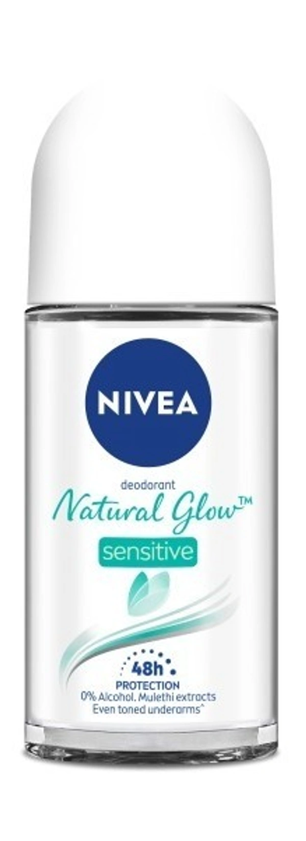 Nivea Whitening Sensitive Roll On, 25ml