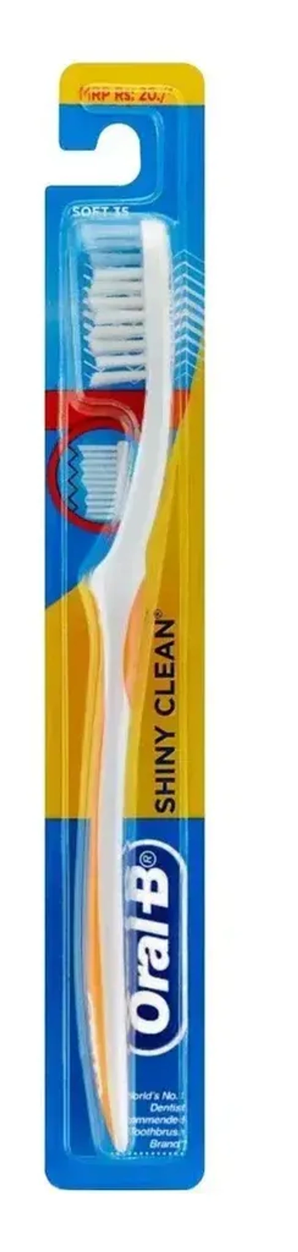 Oral - B Toothbrush Shiny Clean Soft, 1 pcs