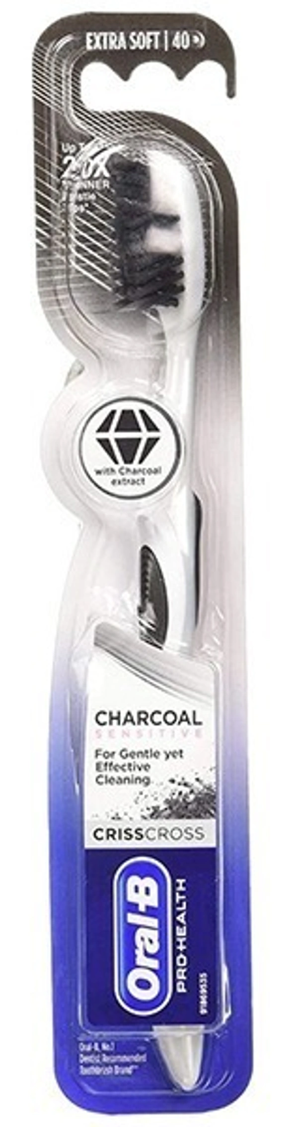 Oral - B Toothbrush Crisscross Charcoal Sensitive Extra Soft, 1 pcs