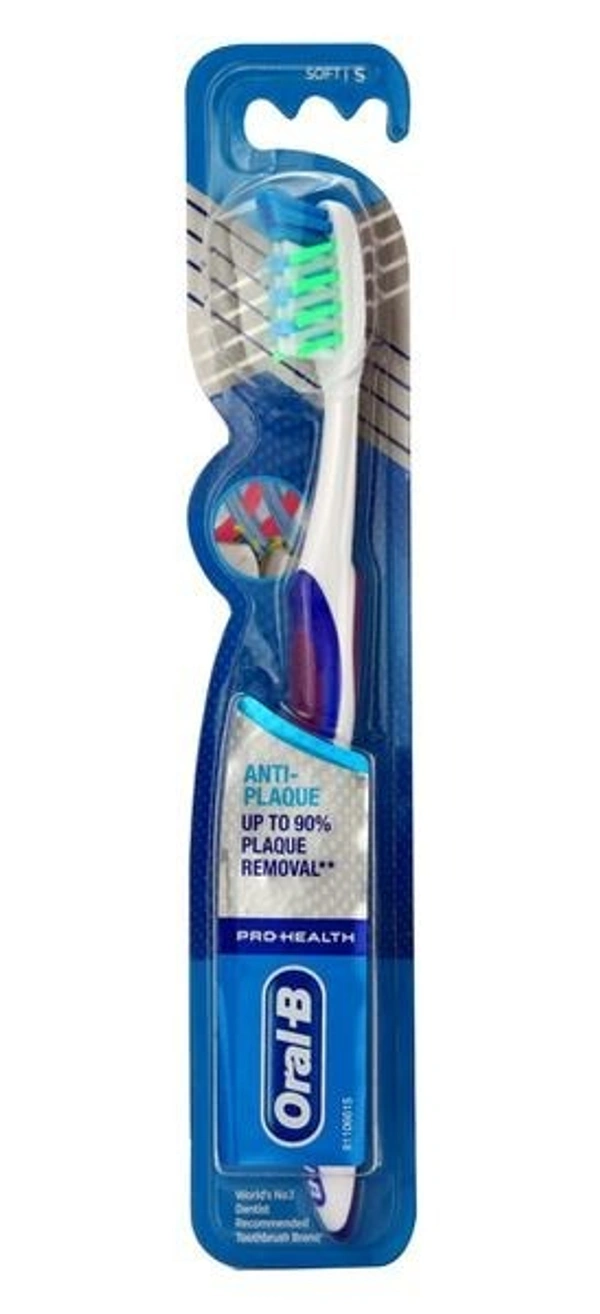 Oral - B Pro - Health Anti - Plaque Soft Tooth Brush, 1 pcs