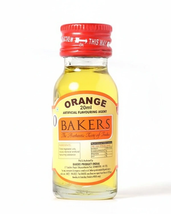 Bakers Orange Artificial Flavouring Agent, 100ml