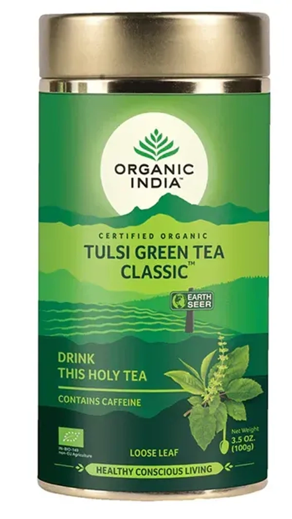 Organic India Tulsi Green Tea Classic 50g