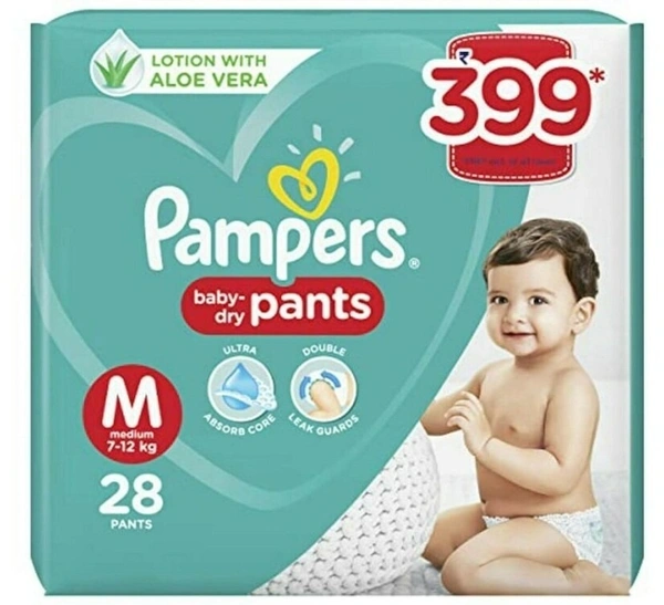 Pampers Baby Dry Pants Meduim, 28 pants
