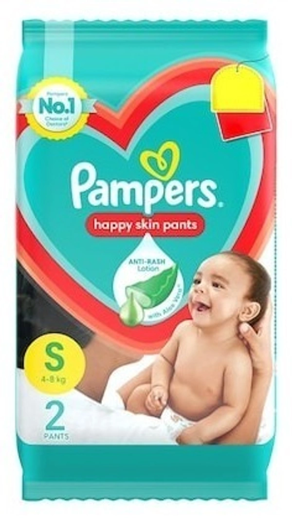 Pampers Baby Dry Pants New Baby (2 Pants), 2 pants