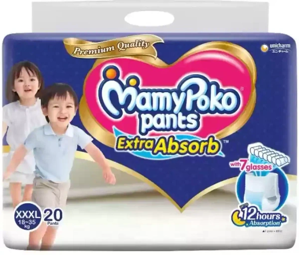 MamyPoko Pants Extra Absorb Triple Extra Large (XXXL), 7 pants