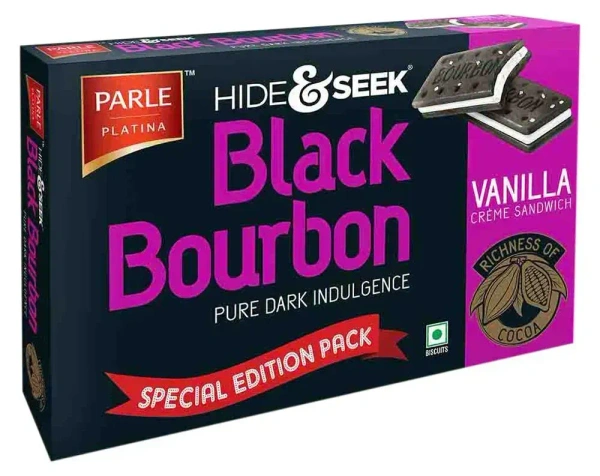 Parle Platina Hide & Seek Black Bourbon Vanilla 300g