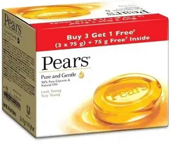 Pears Pure / Gentle Buy3 Get 1 Free, 300g