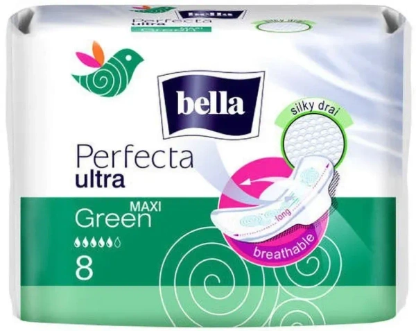 Bella Perfect Ultra Maxi Green Napkins, 8 pcs
