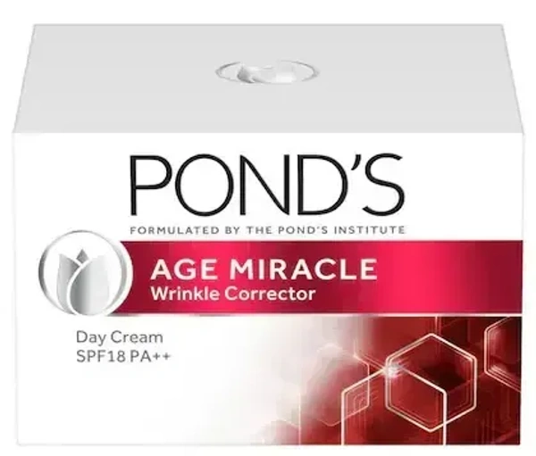 Pond's Age Miracle Wrinkle Corrector SPF 18 PA++ Day Cream, 50g