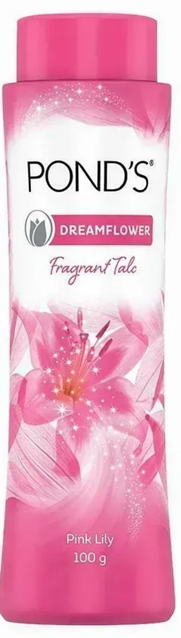 Pond's Dream Flower Fragrant Talcum Powder Pink Lily, 50g