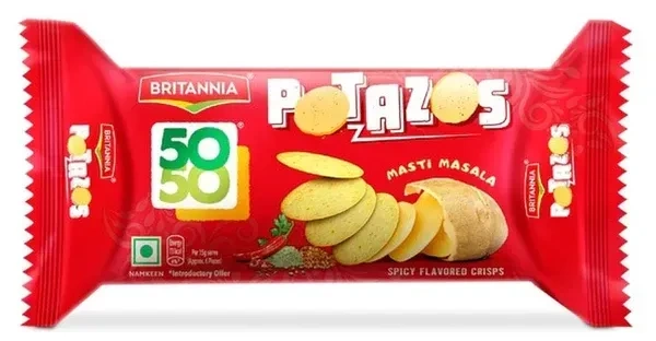 Britannia 50 50 Potazos Masti Masala, 100g