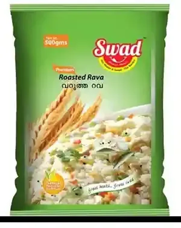 Swad Premium Roasted Rava, 1 kg
